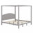 Canopy Platform Bed With Headboard-516588056