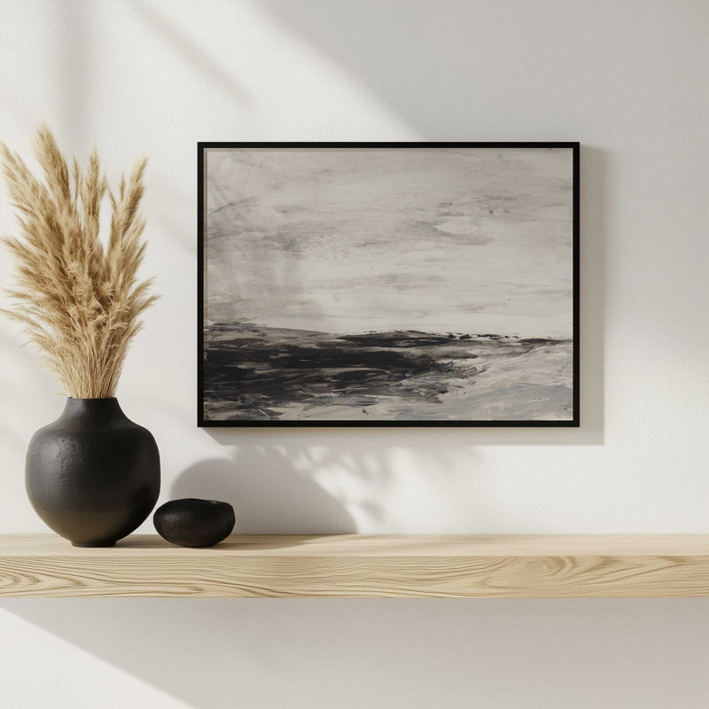 «Dark Waters III» par Courtney Prahl, reproduction d'art, 24 W x 18 H, Black, Framed Print