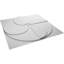 Panneau mural 3D 19,625 "x 19,625" en blanc (paquet de 12)