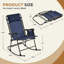 Chaise berçante d'extérieur pliable en acier-108211744