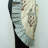  Handmade Block Print Apron – Floral Charm in Natural Linen Blend, Amitabh, Gray