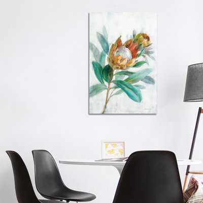 Tropical Protea by Danhui Nai - Wrapped Canvas Painting