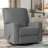 Upholstered Manual Swivel Rocker Glider Recliner Chair, High Back Deep Seat Recliner for Nursery & Living Room-252218665