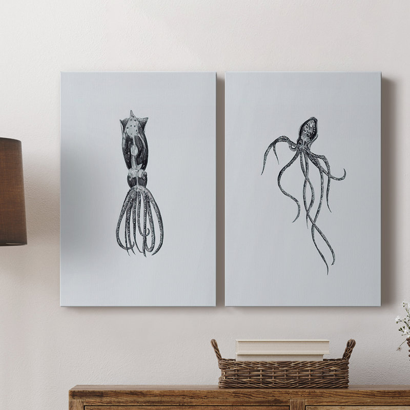 MarineLife III - Toile tendue avec châssis de qualité supérieure - Prêt à accrocher