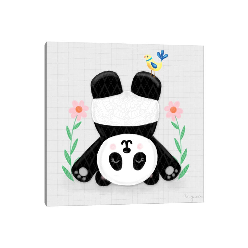 Tumbling Pandas II by Noonday Design - Wrapped Canvas Gallery-Wrapped Canvas Giclée, 30.48 cm H x 30.48 cm W