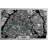 Paris Aerial Map - No Frame Print on Metal