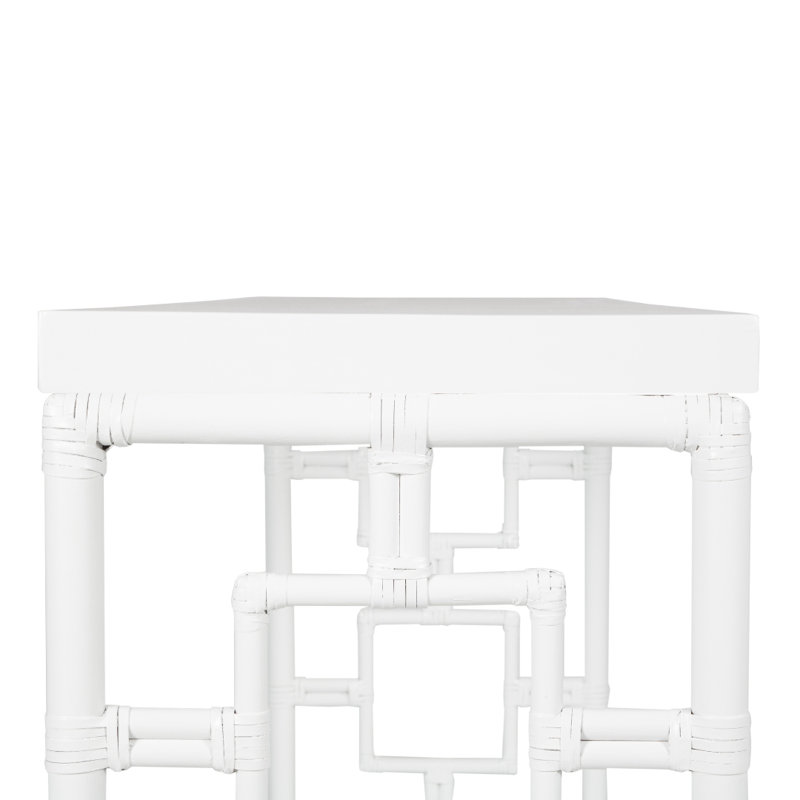 Sobe 60'' W Console Table, White