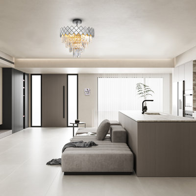 Carisma Glass Semi Flush Mount