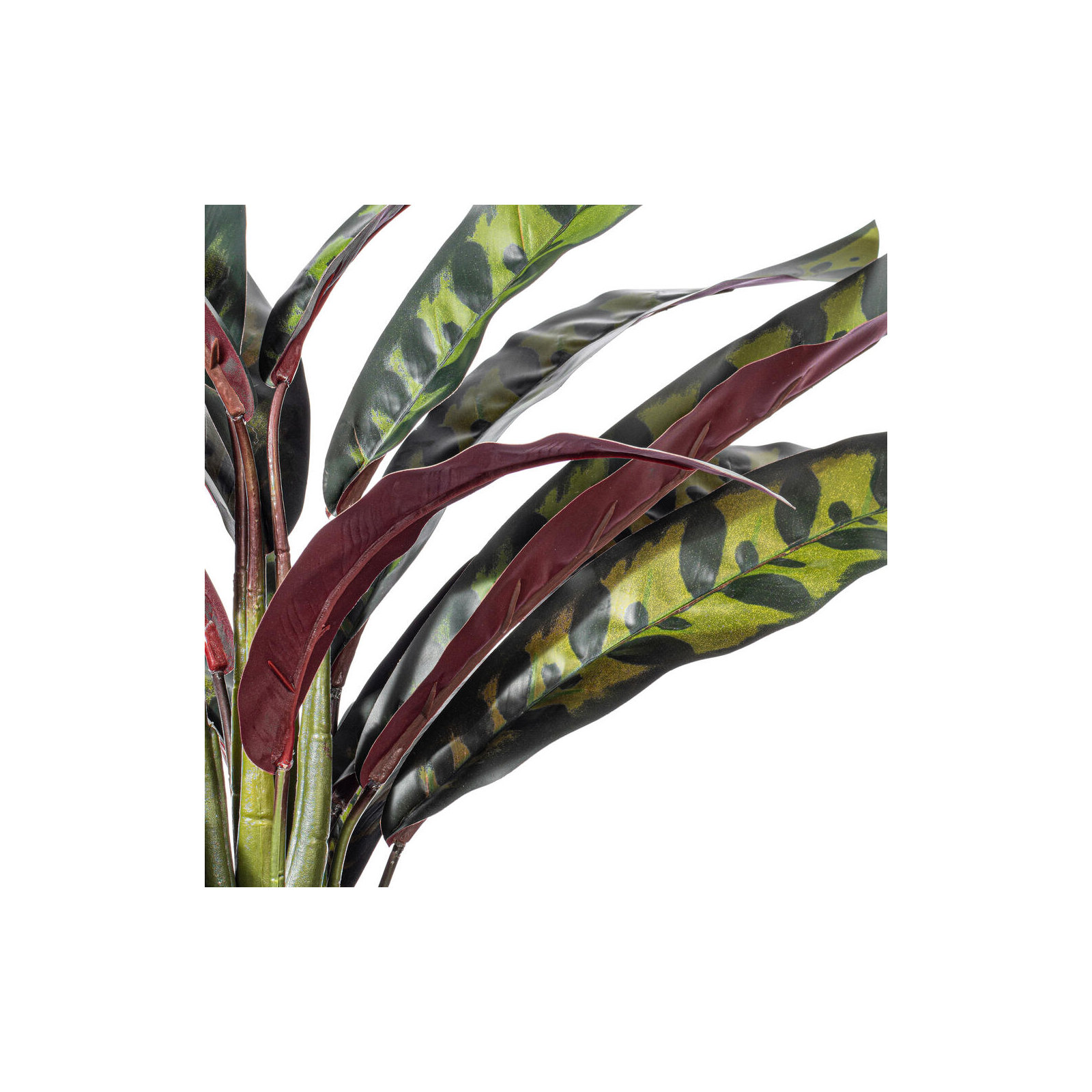 18.9'' Faux Calathea Plant in Ceramic Pot