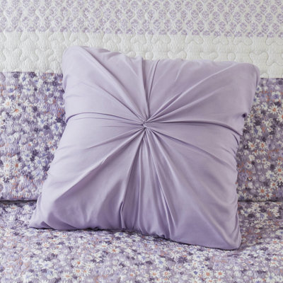 4 Pcs King/ King Seersucker Quilt , Floral Quilt, 2 Matching Shams, 1 Throw Pillow, With - Botanical 100% , Spot Clean Pillow