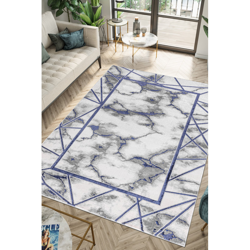 Abstract Area Rug, Rectangle 120 x 170 cm