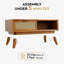 Table basse Ailia - chocolat foncé-1037069822