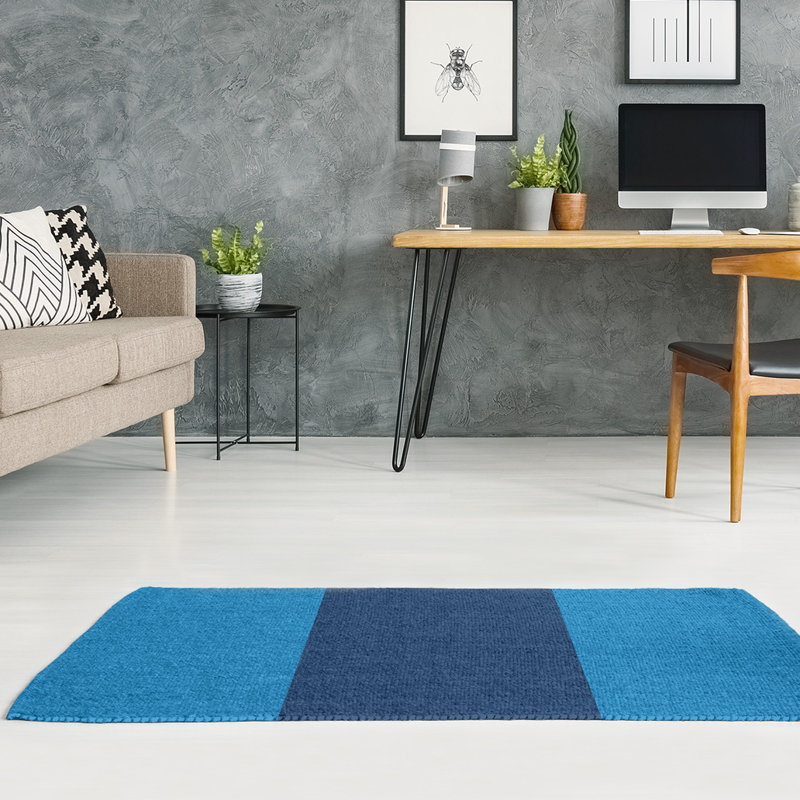 Striped Indoor Rug, Rectangle 2' x 3', No