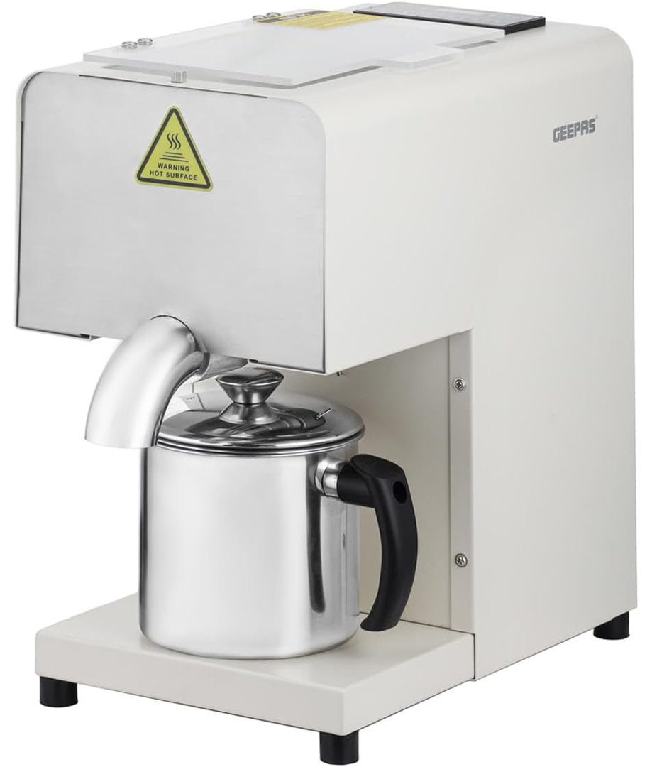 Geepas Household Oil Press Machine | Hot & Cold Oil Extractor With Intelligent Temperature Control | Automatic Feeding High Yield Healthy Natural Arom