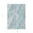 3' X 5' Aqua Mint Green And Silver Geometric Washable Indoor Outdoor Area Rug