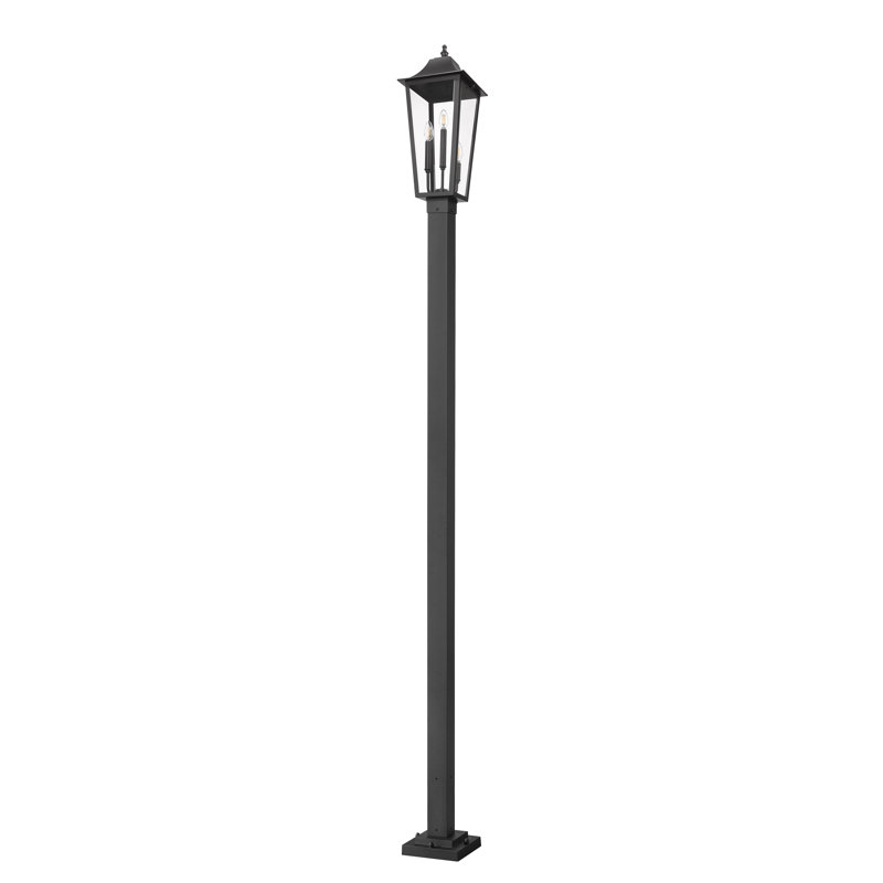 Luminaire d'extérieur 3 lumières Barling, H 119,25 po x l 10 po x P 10 po