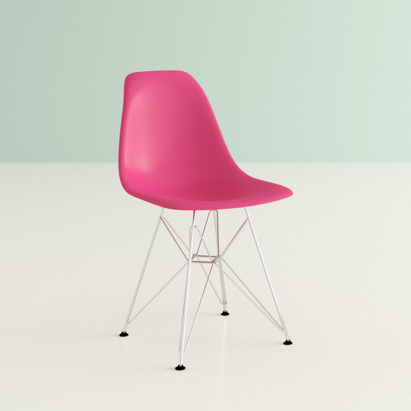 Loie Netherton Side Chair, Pink, Silver, 4