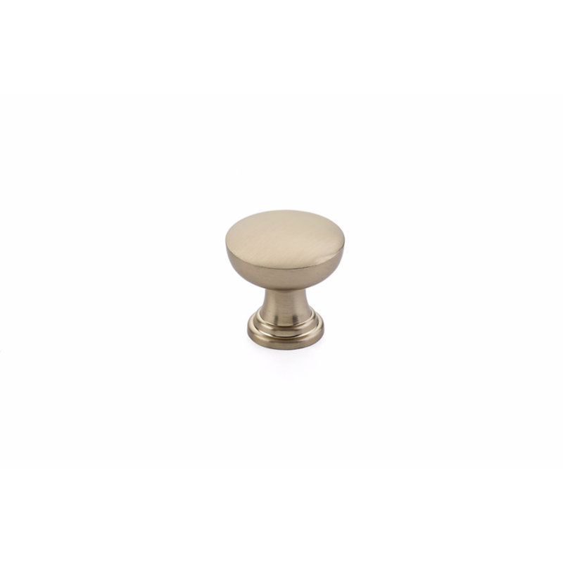 Emtek Overland Cabinet Knob, Satin Brass, 1.25''