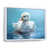Cadre flottant blanc