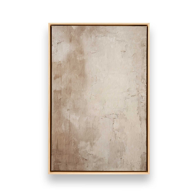 Impression sur toile Fresco's Silent Tale I, H 12,75 po x l 8,75 po x P 1,75 po, Cadre américain en érable flottant