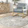 Asmin Medallion Area Rug for Living Room Bedroom Dining Room Kitchen, Grey/Ivory