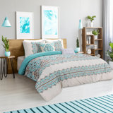 Momentous Microfiber Reversible 5 Piece Comforter Set