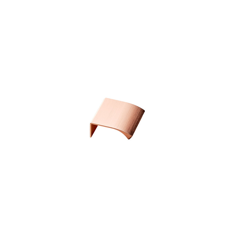 Edge 3/4" Center to Center Finger Pull, Copper