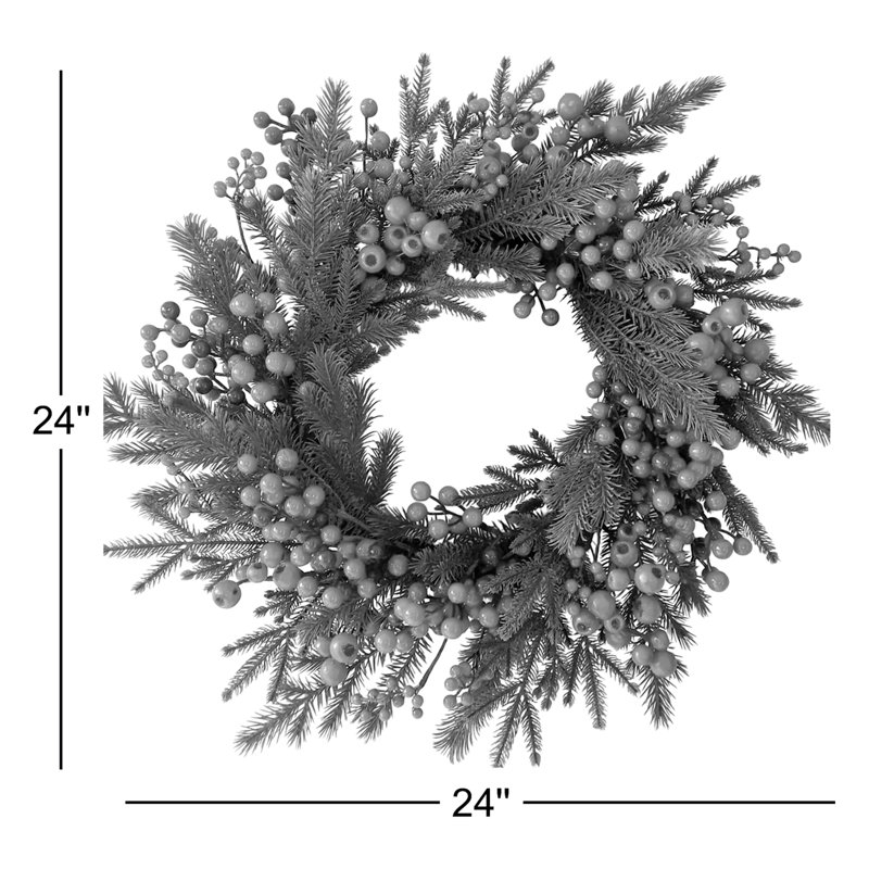 Faux Berry 24'' Wreath