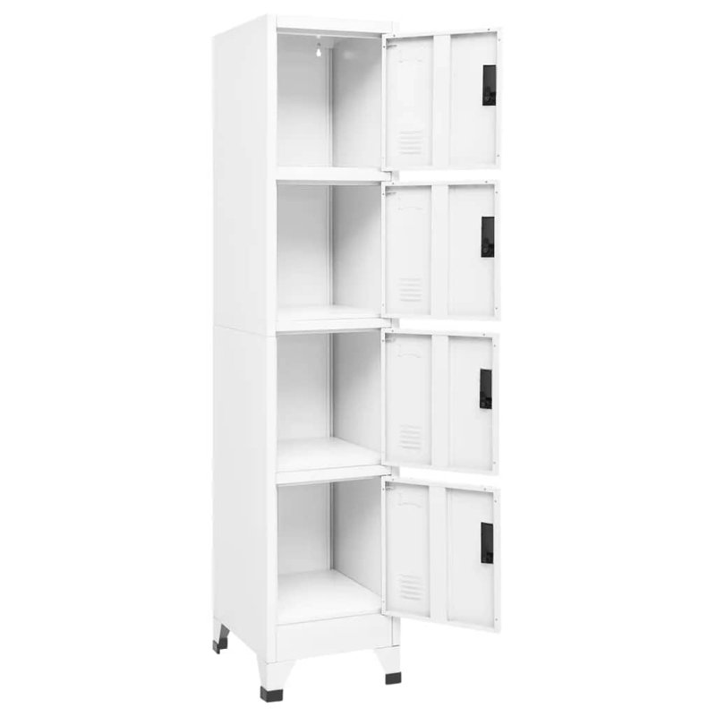 Armoire de rangement Locker Cabinet, Blanc