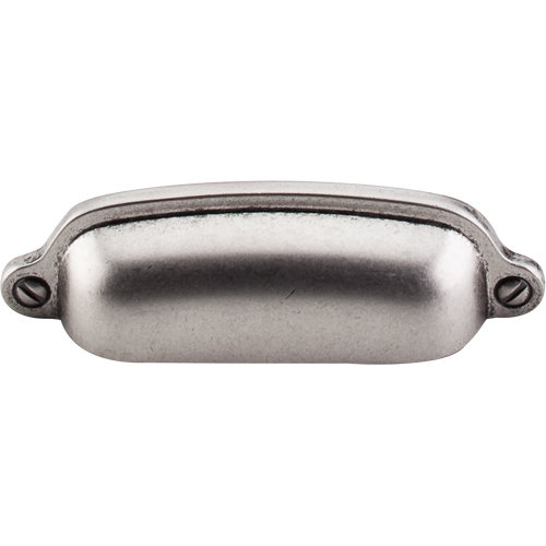 Charlotte 2 9/16" Center to Center Cup/Bin pull, Pewter Antique