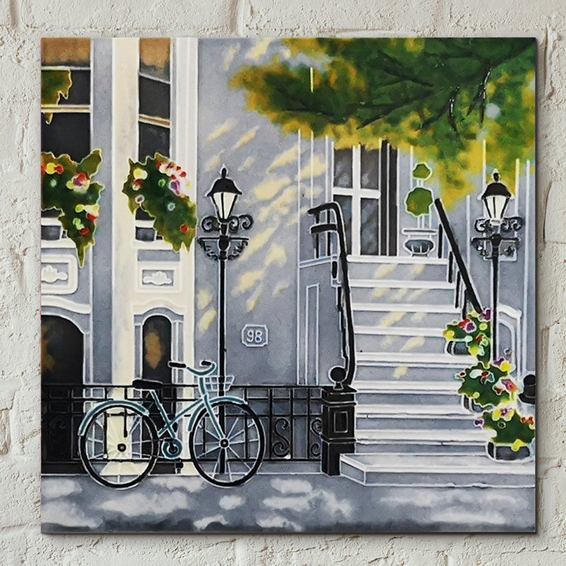 Handmade Buildings & Architecture Wall Decor on Ceramic / Porcelain