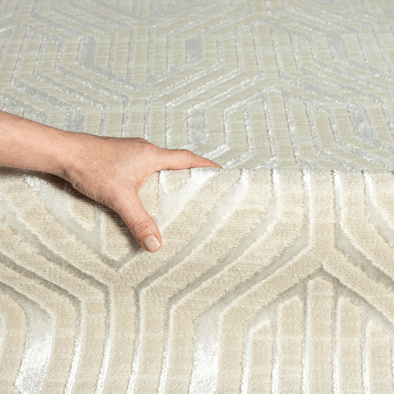 Audey Geometric Area Rug, Rectangle 120 x 170cm