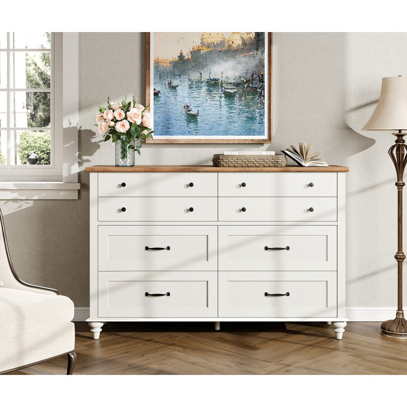Commode Corretta, Brun / Blanc cassé