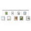 Exhibit Metal Ledge Picture Frame with Brackets – Set of 9-69927477
