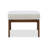Cue Ottoman White Dark Walnut-120595936