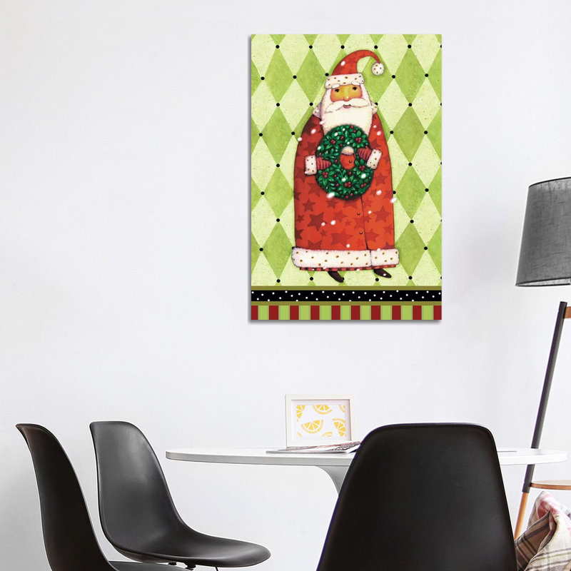 Harlequin Christmas II by Viv Eisner - Wrapped Canvas Print, 101.6 cm H x 66.04 cm W x 1.91 cm D