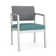 Lenox Steel Waiting Reception Guest Chair Metal Frame
