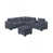 Velours côtelé gris foncé sélectionné
