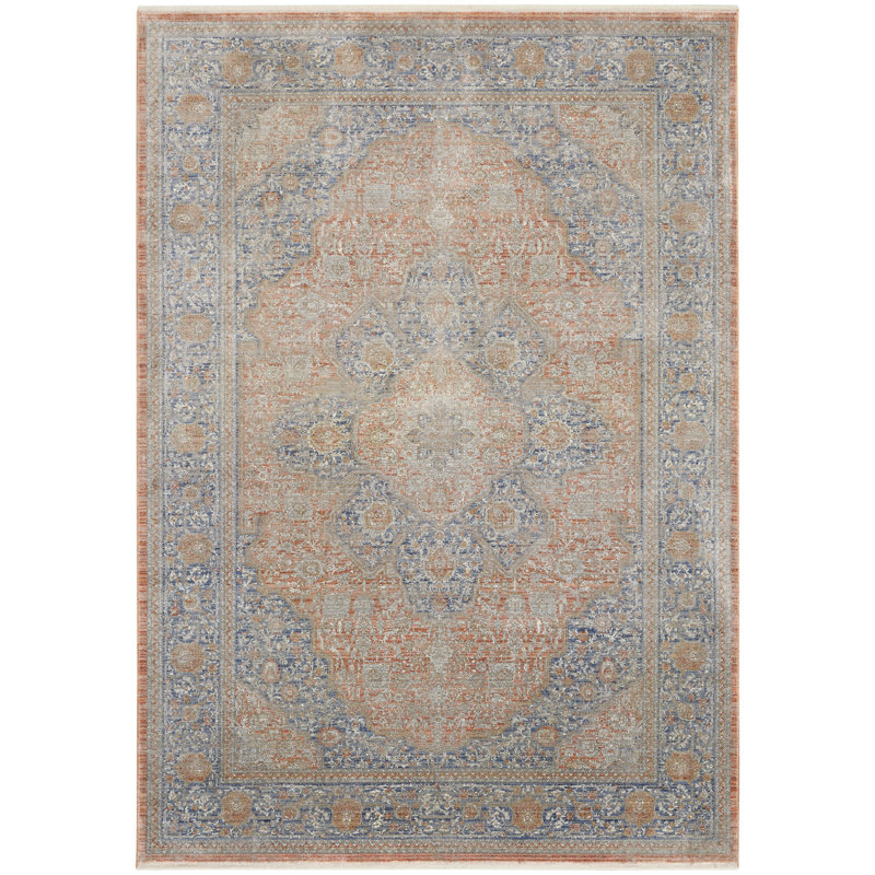 Floral Indoor Rug, Rectangle 9'10" x 12'6"
