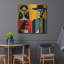 «Happy Couple And Cat» par Rich Monet, art mural en métal-232757891