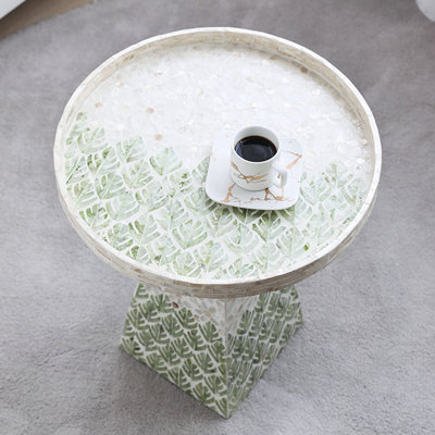 Modern Shell End Table