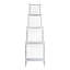 Étagère antique en fer à 3 niveaux 25,5 x 17 x 80,5 po - patiné, présentoir pour la cuisine, la salle de bain, le salon ou le patio