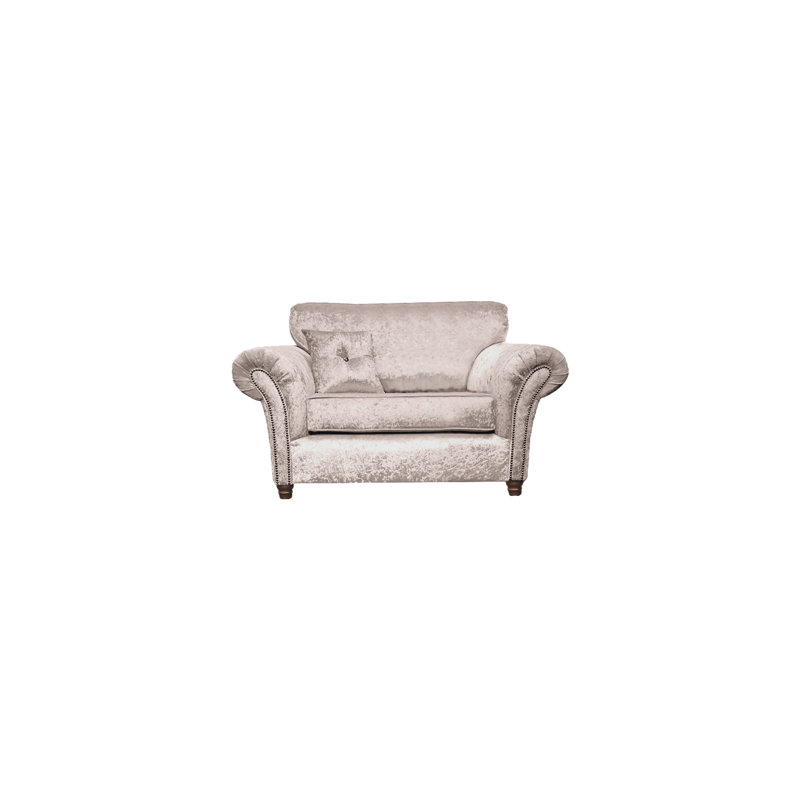 Maritza Upholstered Armchair, Champagne, Brown