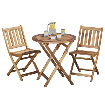 Bohanon Acacia 2 Seater Bistro Set