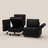 Colusa Faux Leather 3-Seat Sofa Small Storage Couch Sectional Modualr Sofa Memory Foam Sofa For Apartment Livingroom-1547449912