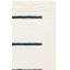 Tapis ivoire / bleu marine en laine fait à la main Mayer-1935340849