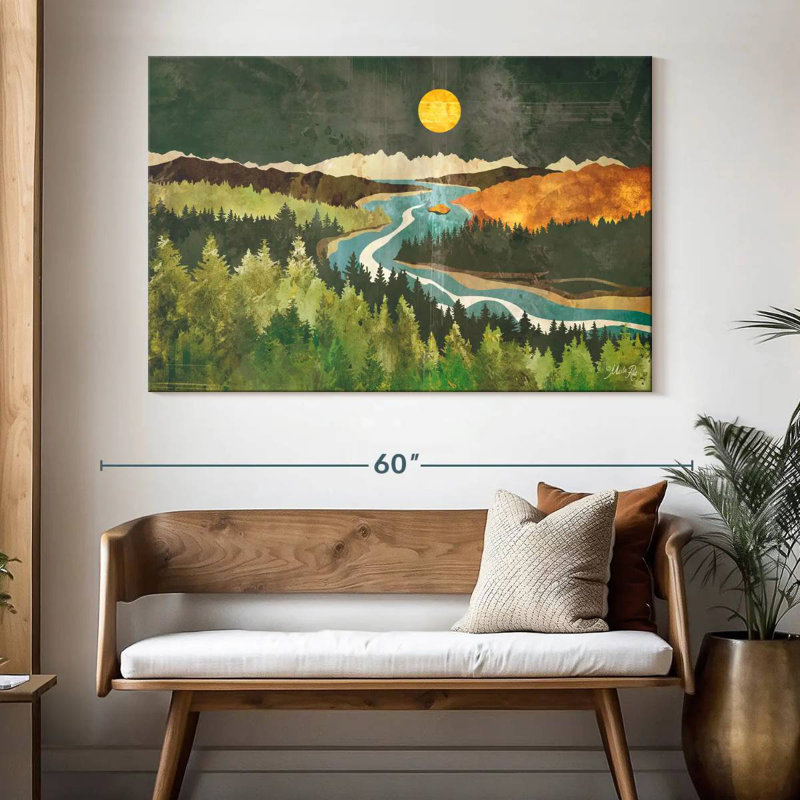 Alvord Mountain clair de lune, H 34 po x l 51 po