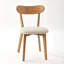 Chaise d'appoint rembourrée en chêne massif avec revêtement amovible-1846369623-1846369616
