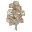 Décoration murale feuille de ginkgo en métal - 32 po x 53 po