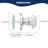 Crystal Dummy Door Knobs Keylesswith Round Rosette-52011726-126129862